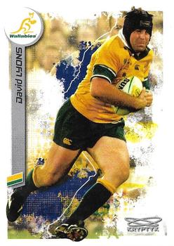 2003 Kryptyx The Defenders Australian Rugby Union #93 David Lyons Front